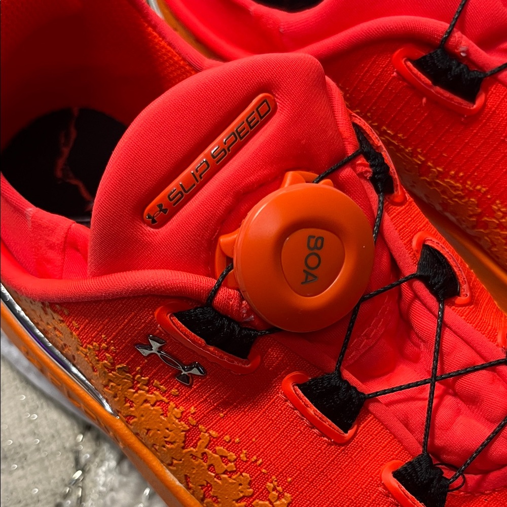 NWOT Unisex UA SlipSpeed™ Mega All-America Orange Shoes {Men’s 4.5/Wms 6.0} - Picture 7 of 15
